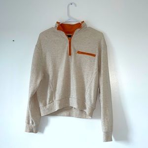 Half zip up crew from pacsun